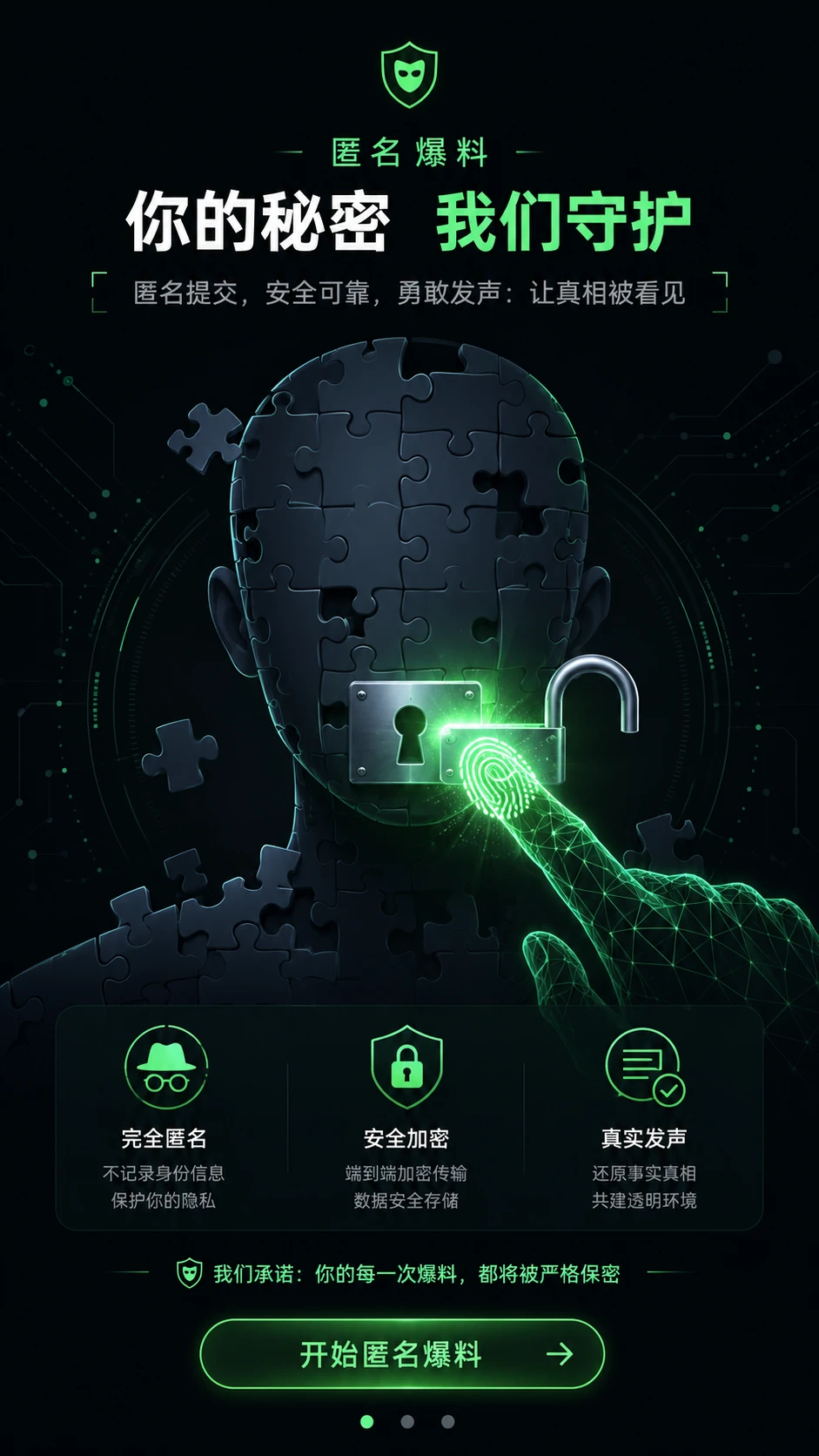 匿名线索与隐私保护说明
